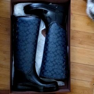 NWT Tristee style Coach brand rain boot